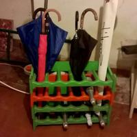 4 portabottiglie impilabili (cantinetta)