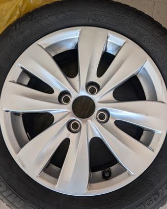 4 Cerchi lega 15 pollici Citroen C3