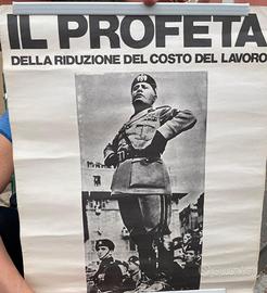 Poster originale Mussolini