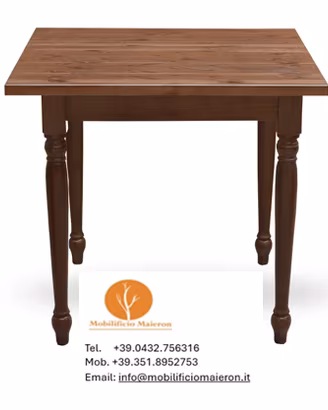 Tavolo in legno massello per Ristorante