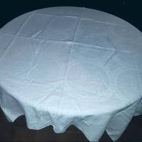 Tovaglia lino vintage bianco casa cucina fiori