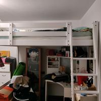Letto soppalco Ikea..1 piazza e mezza