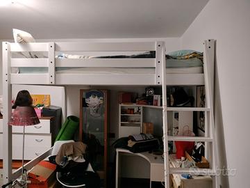 Letto soppalco Ikea..1 piazza e mezza