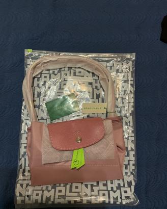 Borsa Longchamp Le Pliage Green  Rosa