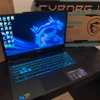 MSI CYBORG 15 A13VF Laptop Rtx 4060