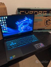 MSI CYBORG 15 A13VF Laptop Rtx 4060