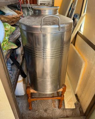 Fusto in acciaio inox