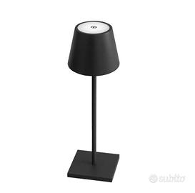 Lampada da Tavolo a LED Decor Ricaricabile (Nera)