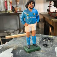 Statuetta di maradona in ceramica 