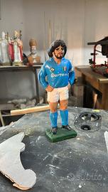 Statuetta di maradona in ceramica 