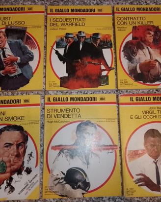 Lotto 6 libri IL GIALLO MONDADORI 1974 - 1977