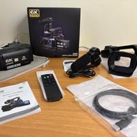 Videocamera 6K 64MP – Zoom 18X- Nuova, mai usata