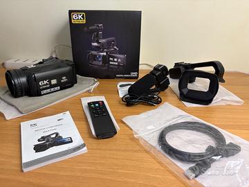 Videocamera 6K 64MP – Zoom 18X- Nuova, mai usata
