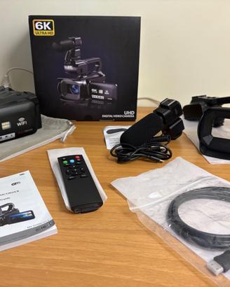 Videocamera 6K 64MP – Zoom 18X- Nuova, mai usata