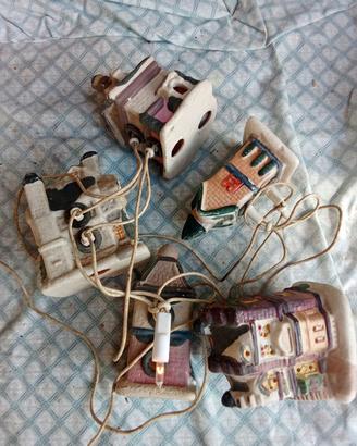 Casette in ceramica con lucine 