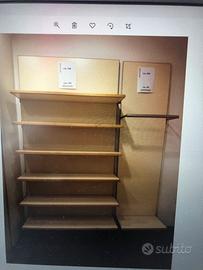 scaffali per negozio