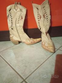 stivali texani in pelle estivi