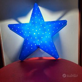 lampada da camera da muro IKEA blu 