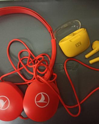 Travel Audio Combo: Wired Headphones + TWS Earbuds