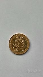 Sterlina oro Giorgio IV rara 1826