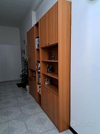2 credenze/librerie in legno – vendibili anche sep