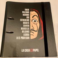 Raccoglitore anelli Casa de Papel +32 stickers