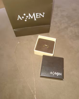 Collana + anello Amen 