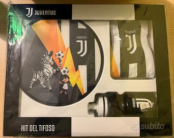 Juventus calcio kit del tifoso per bambini