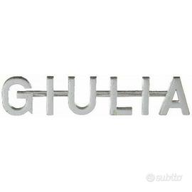 Scritta Emblema Targhetta Alfa Romeo Giulia