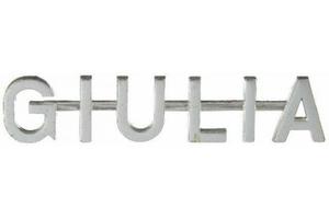 Scritta Emblema Targhetta Alfa Romeo Giulia