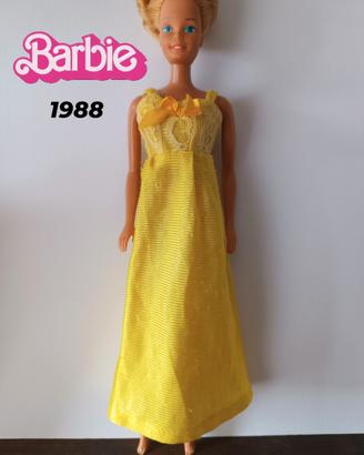 Abito giallo Barbie 1988