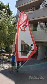 Vela Windsurf Fanatic 5.5 - Wind Sup Rig completo