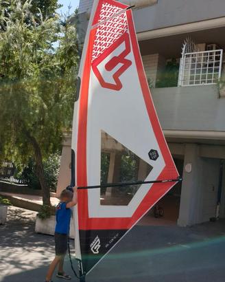 Vela Windsurf Fanatic 5.5 - Wind Sup Rig completo