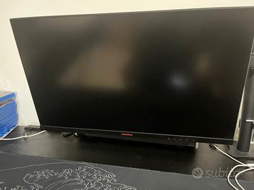 monitor da gaming 165hz+cassa audio+bracio monitor