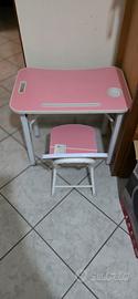 Tavolino e sedia per bambini 