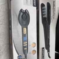 Piastra al vapore e arriccia capelli automatico