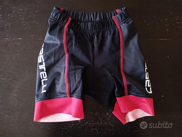 Pantaloni ciclismo Castelli per bimbo 8 anni