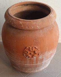 Vaso Orcio Ziro Antico in terracotta Toscano