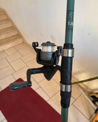 Canna da pesca carpelean 1.80 metri