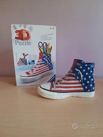 Puzzle 3D scarpa portapenne 