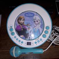 karaoke Frozen con microfono