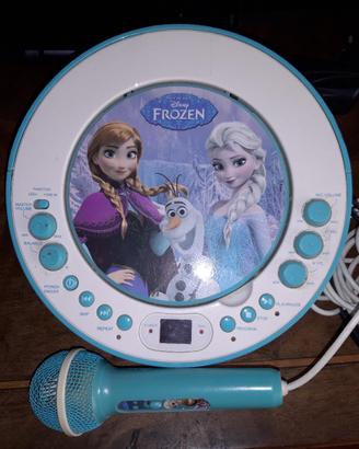 karaoke Frozen con microfono
