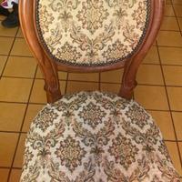 Set 6 sedie vintage stile Luigi Filippo