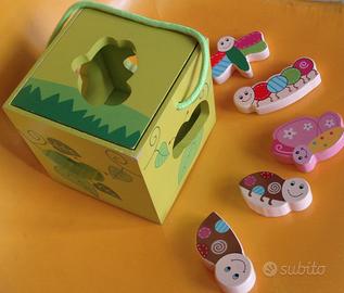 Cubo incastro animali gioco forme bambino