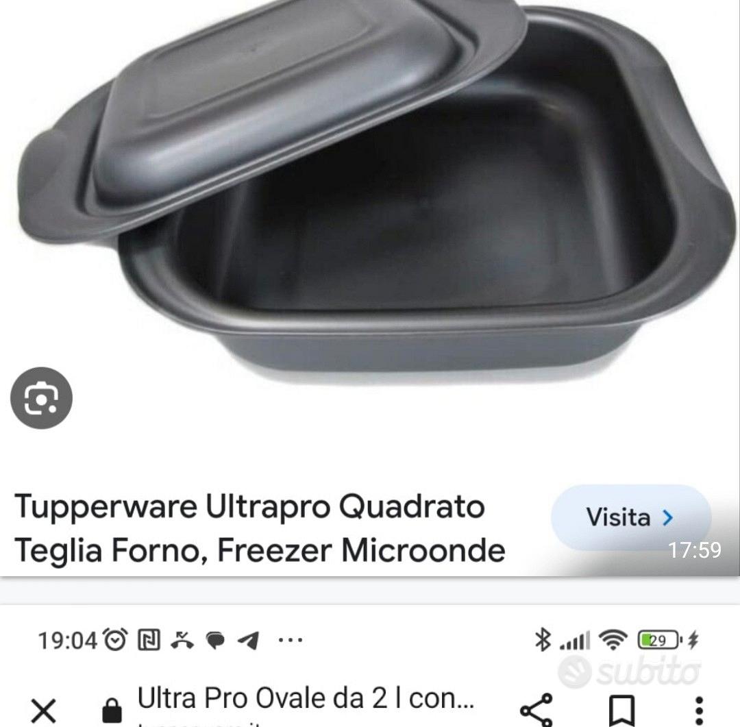 Set Casseruole Ultrapro 1 Ovali Tupperware per Forno Microonde con