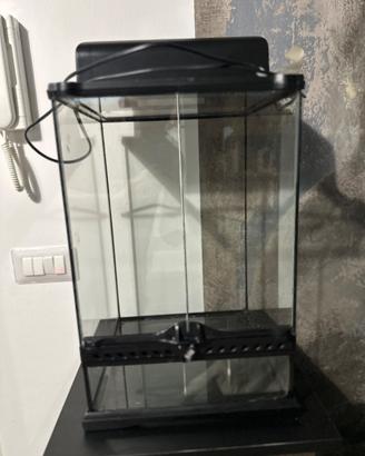 TERRARIUM EXOTERRA 30*30*45 come nuovo + nebulizza