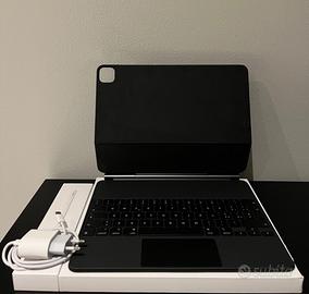 Keyboard Ipad 12,9 + Apple Pencil 2+ Caricatore