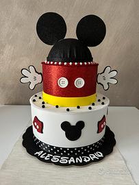 Torta  gomma eva mickey