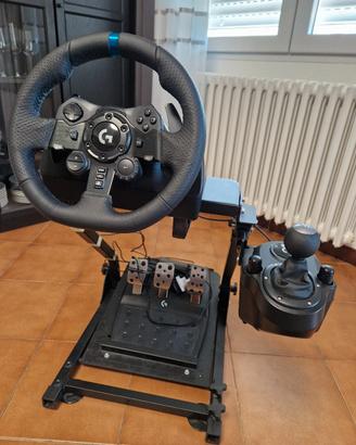 Volante Logitech G923 Ps5 Ps4 + supporto