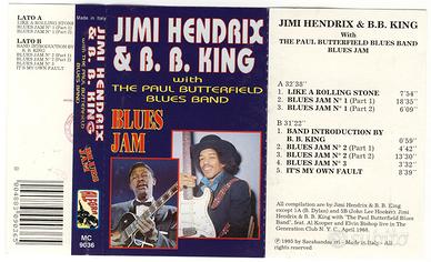 Jimi Hendrix BB King Paul Butterfield Blues Band
